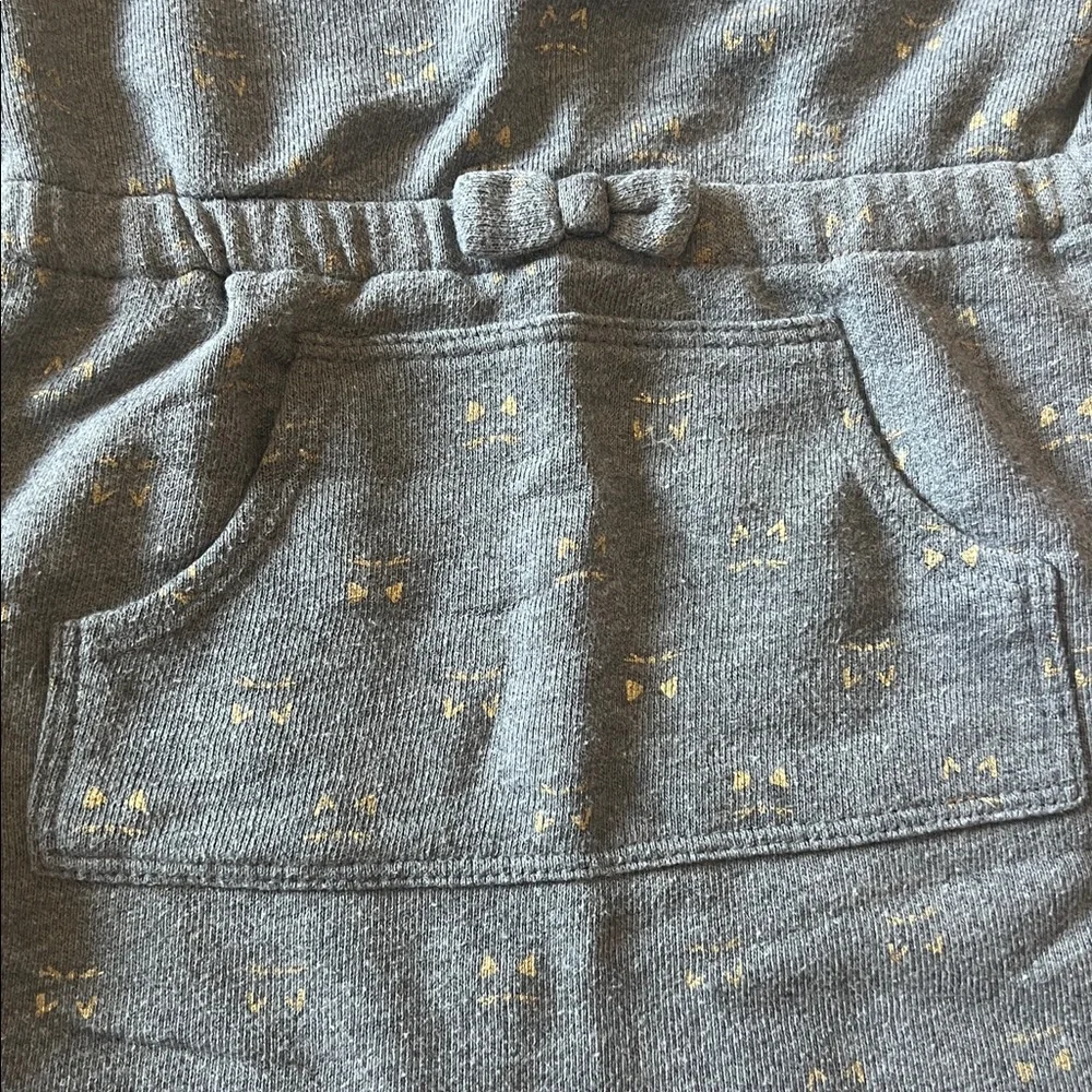 Gymboree Little Girl Gray Sweatshirt Dress Size 4t